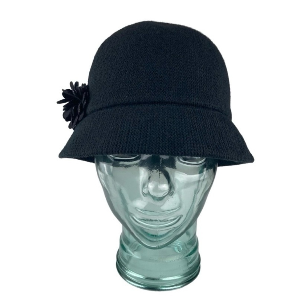 August Hat Company Black Cloche Hat